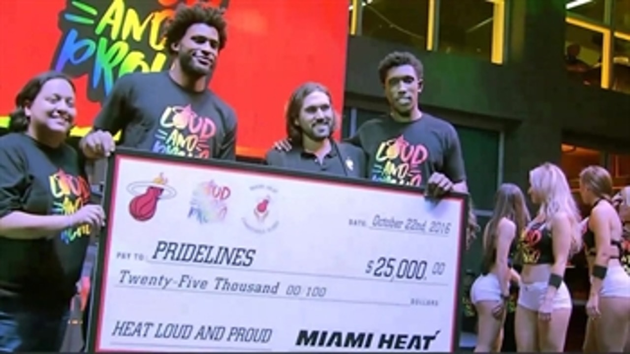 The Miami Heat celebrate the LGBTQ Community with 'Loud & Proud'  event