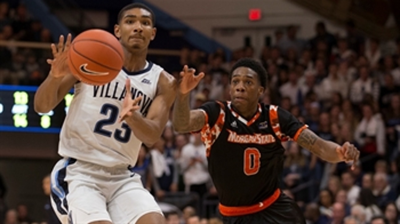 No. 9 Villanova fend off feisty Morgan St., win 100-77