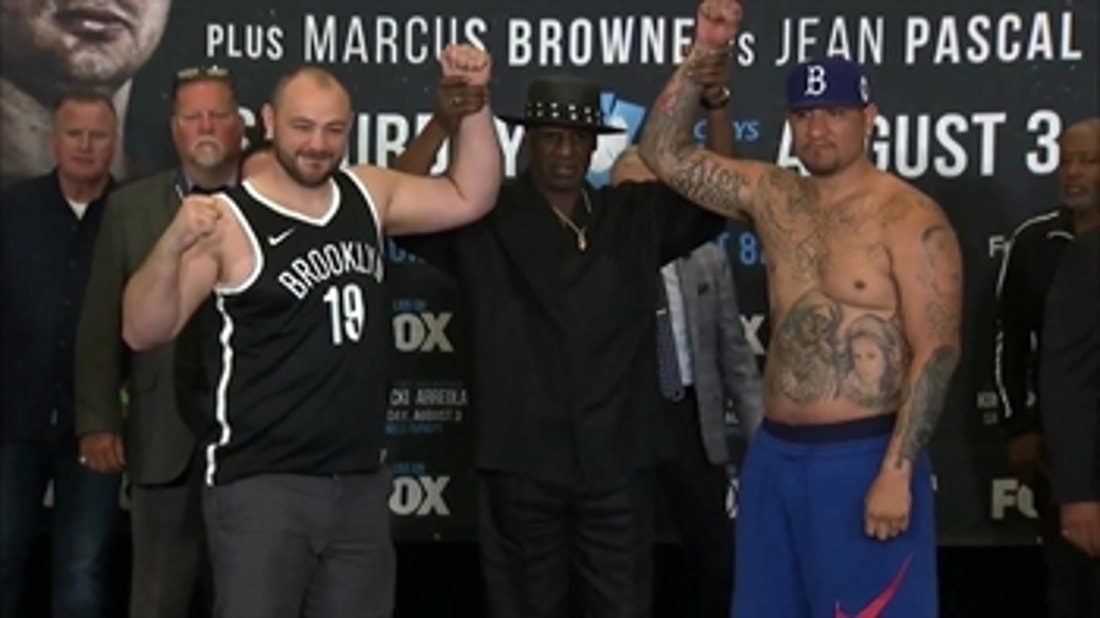 Watch the full weigh-ins for Adam Kownacki vs Chris Arreola from Brooklyn, NY