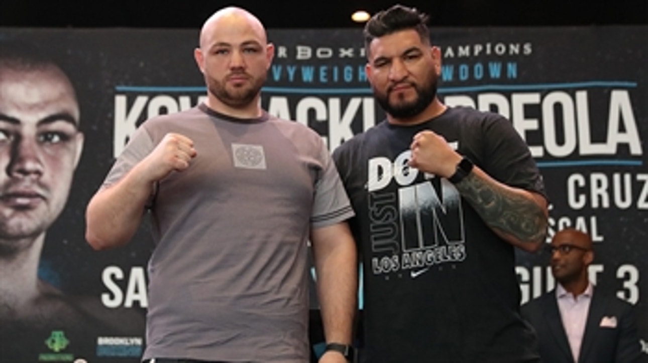 Hear from Adam Kownacki and Chris Arreola after they weigh-in for their fight in Brooklyn, New York