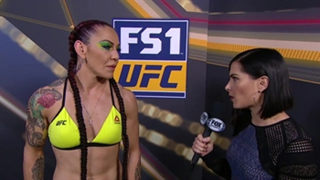 Cris Cyborg talks to Megan Olivi ' WEIGH-IN ' UFC 219