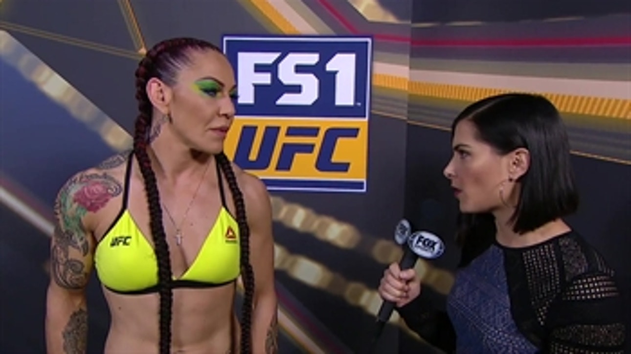 Cris Cyborg talks to Megan Olivi ' WEIGH-IN ' UFC 219