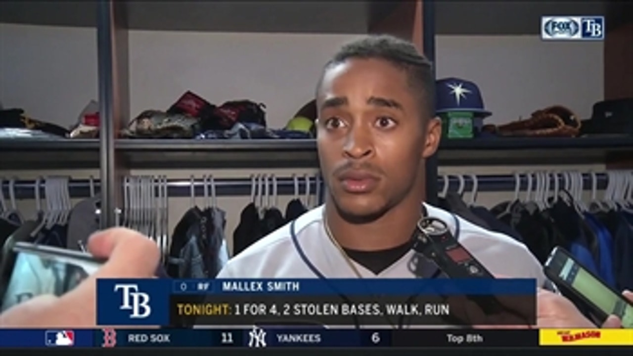 Mallex Smith on Blue Jays' critical 9th-inning blooper that fell with 2 outs