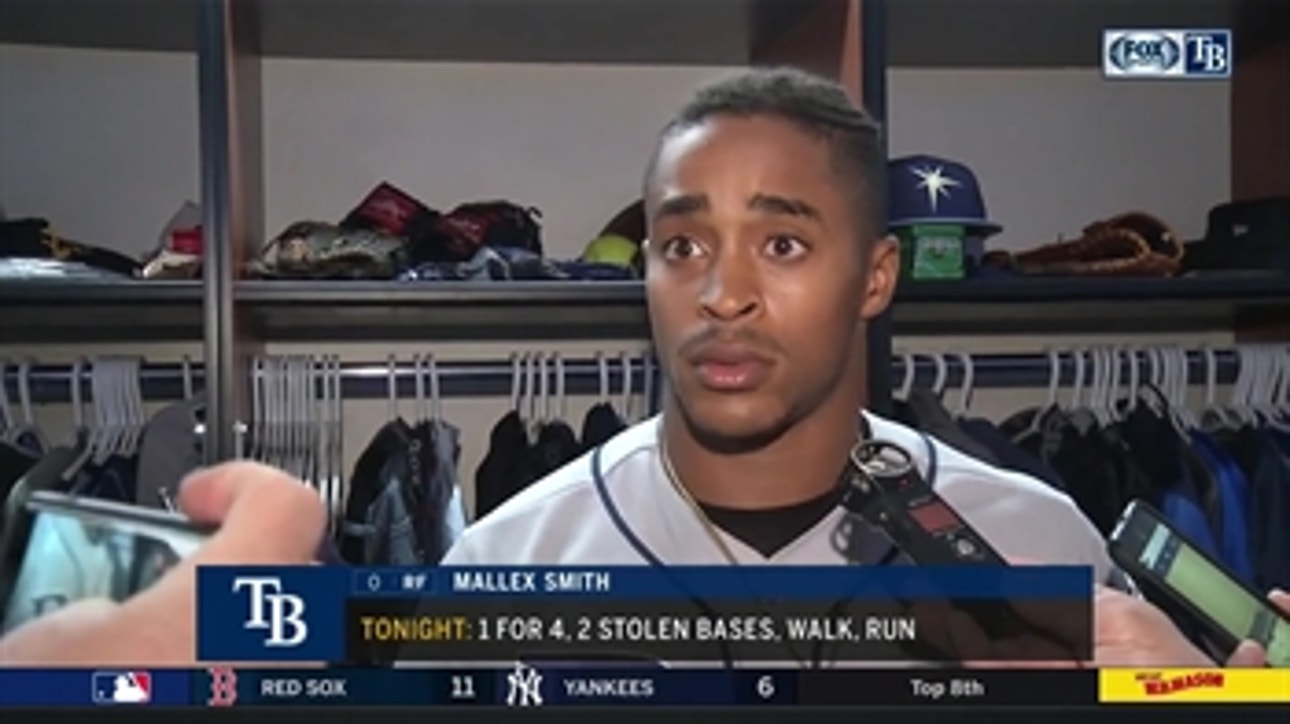 Mallex Smith on Blue Jays' critical 9th-inning blooper that fell with 2 outs