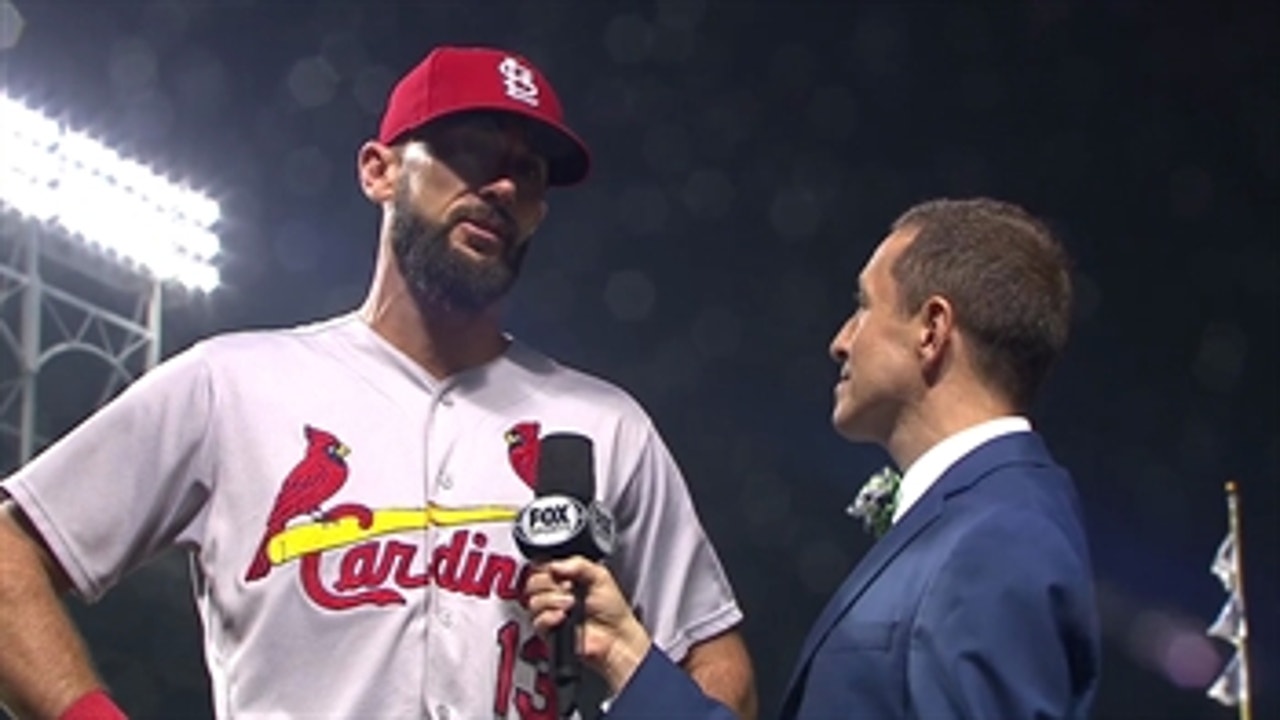 Matt Carpenter talks to Ken Rosenthal after homer streak continues