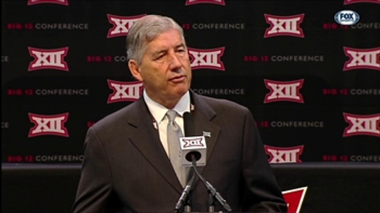 Bowlsby on Amount of Conference Games Played ' Big 12 Media Days