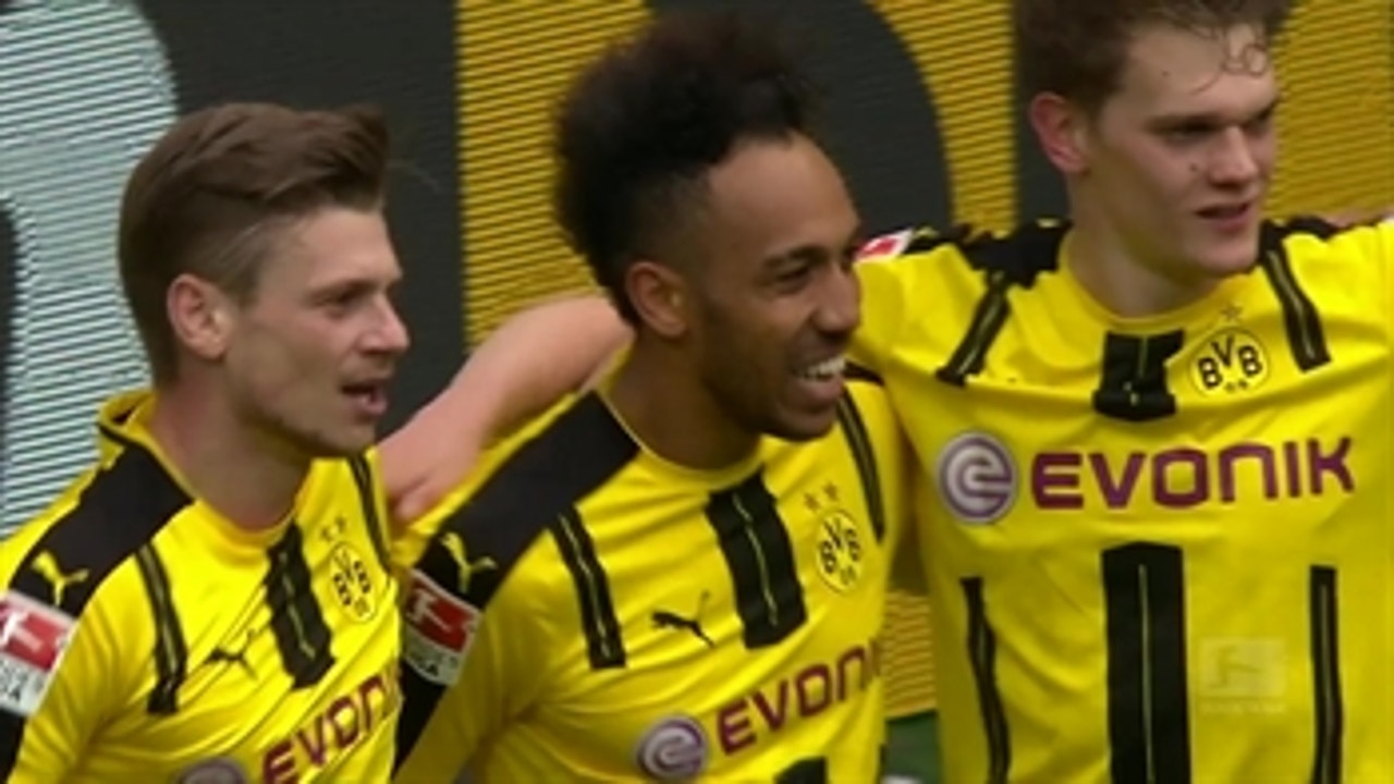 Aubameyang gives Dortmund comfortable lead ​ ' 2016-17 Bundesliga Highlights