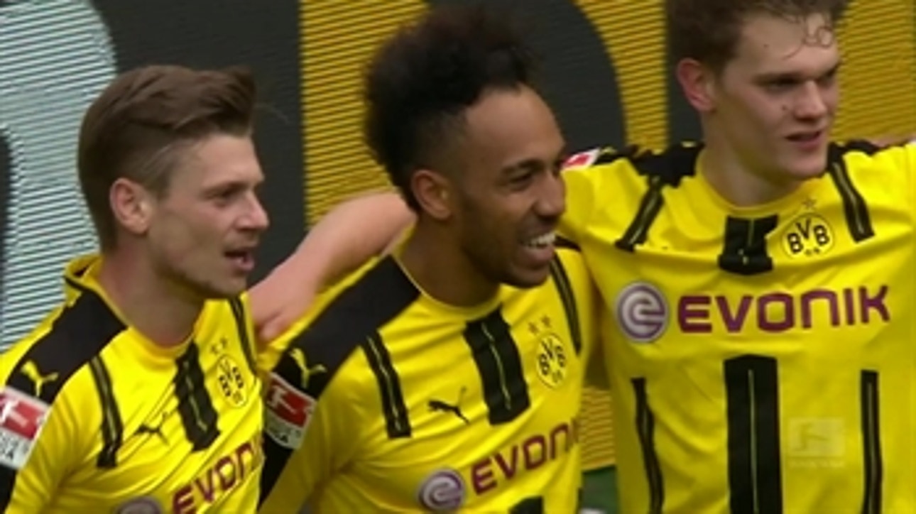 Aubameyang gives Dortmund comfortable lead ​ ' 2016-17 Bundesliga Highlights