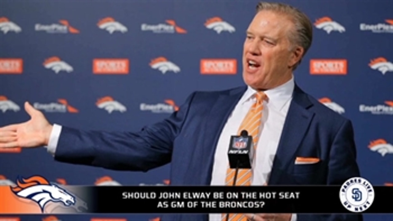Should Broncos GM John Elway be on the hot seat with this year's draft