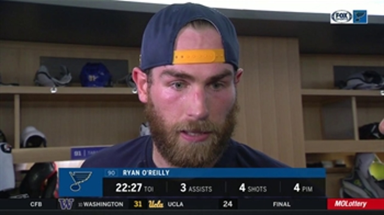 Ryan O'Reilly: 'We have to be better in front of' Jake Allen