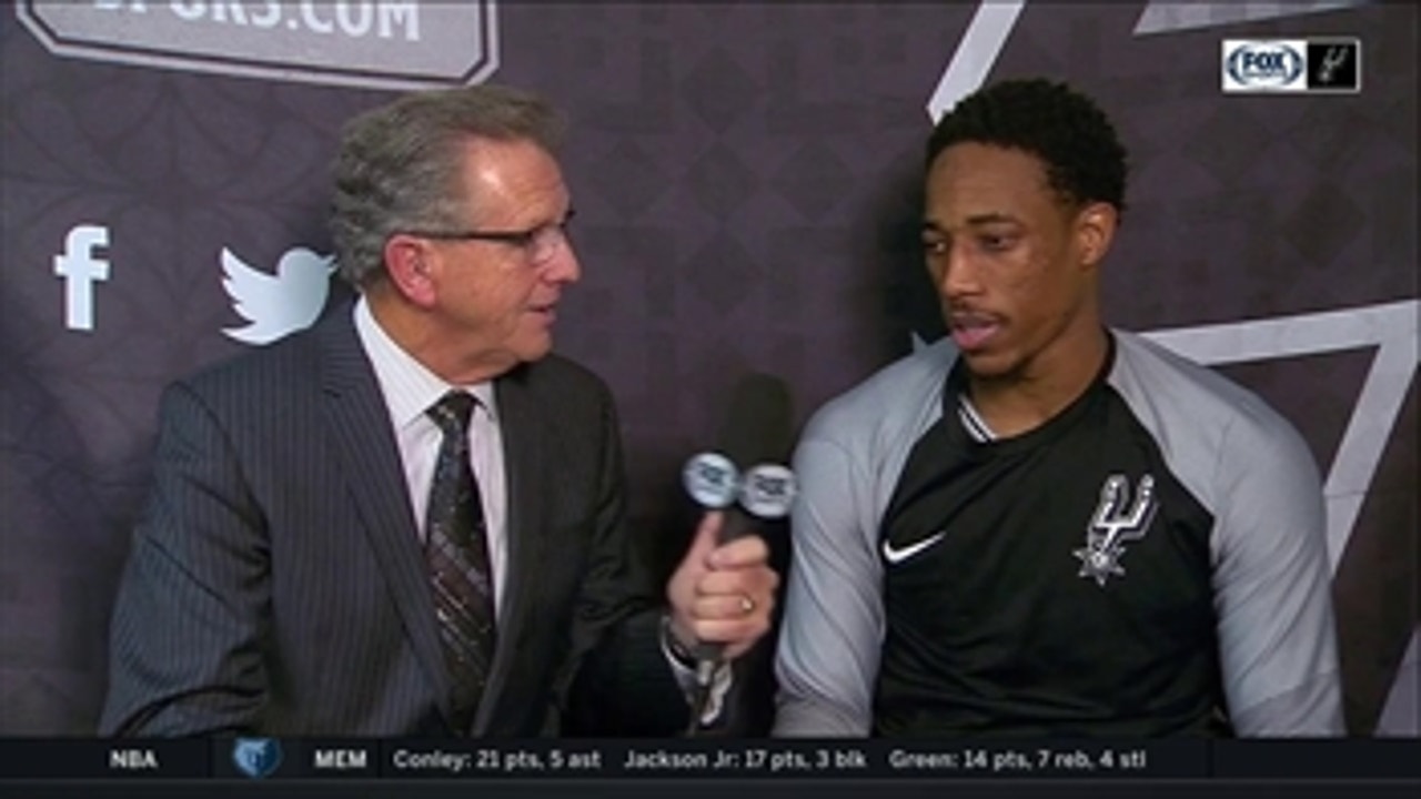 DeMar DeRozan hits 15 consecutive points in win over Portland