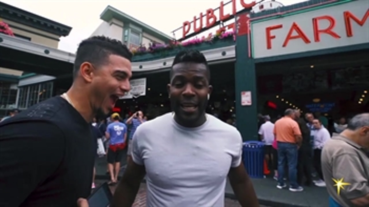 Willy Adames, Guillermo Heredia take a trip around Seattle