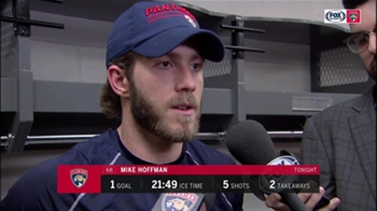 Mike Hoffman on loss to Canadiens: 'We didn't capitalize on chances'