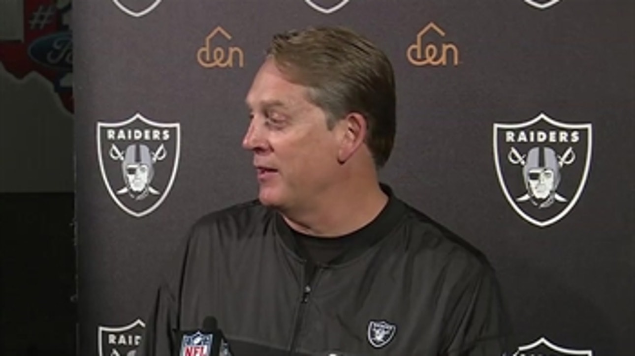 Jack Del Rio defends Connor Cook's first career start