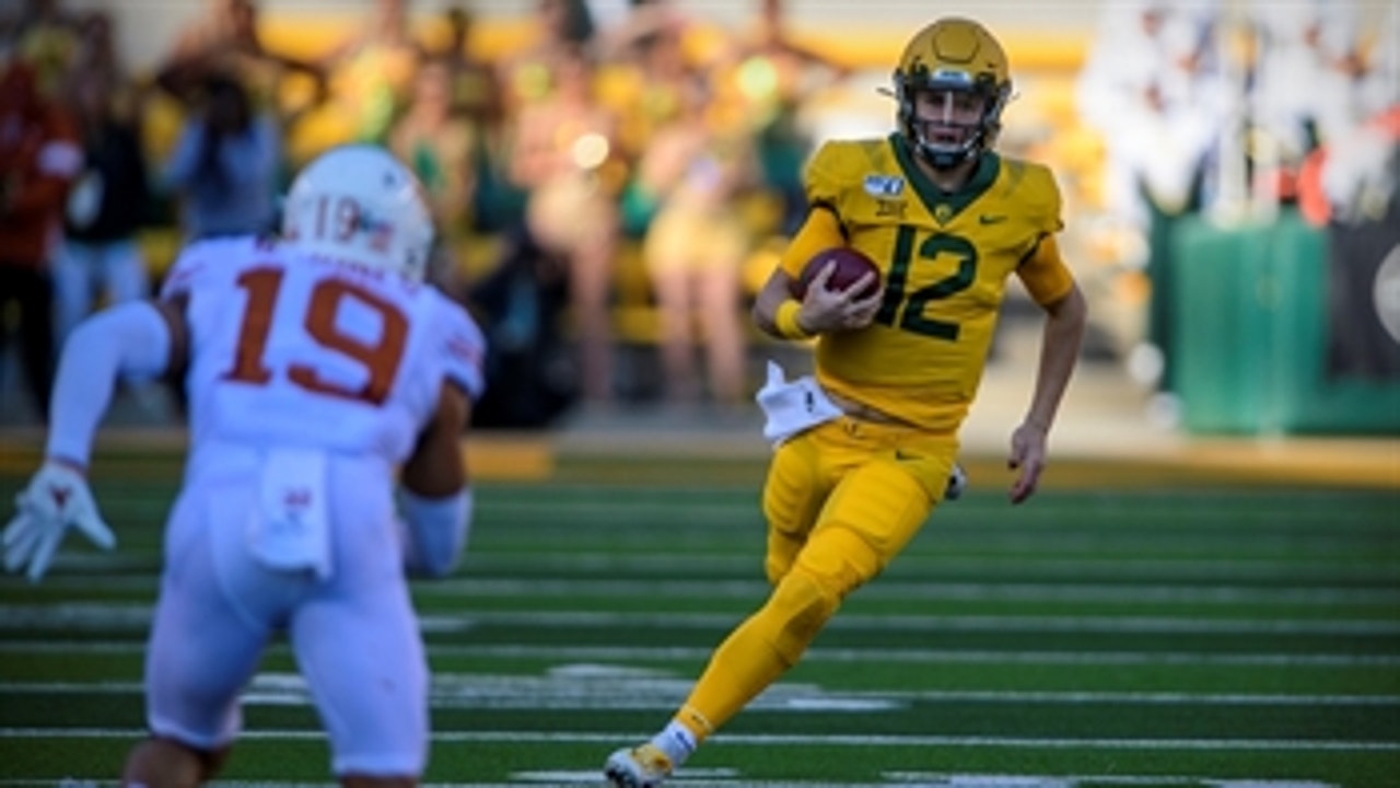 Charlie Brewer gets it done with legs and arm, helps put Baylor up 14-3 on Texas
