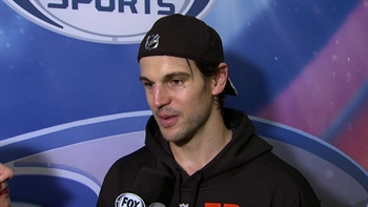Antoine Vermette describes being honored in his 1000th NHL game