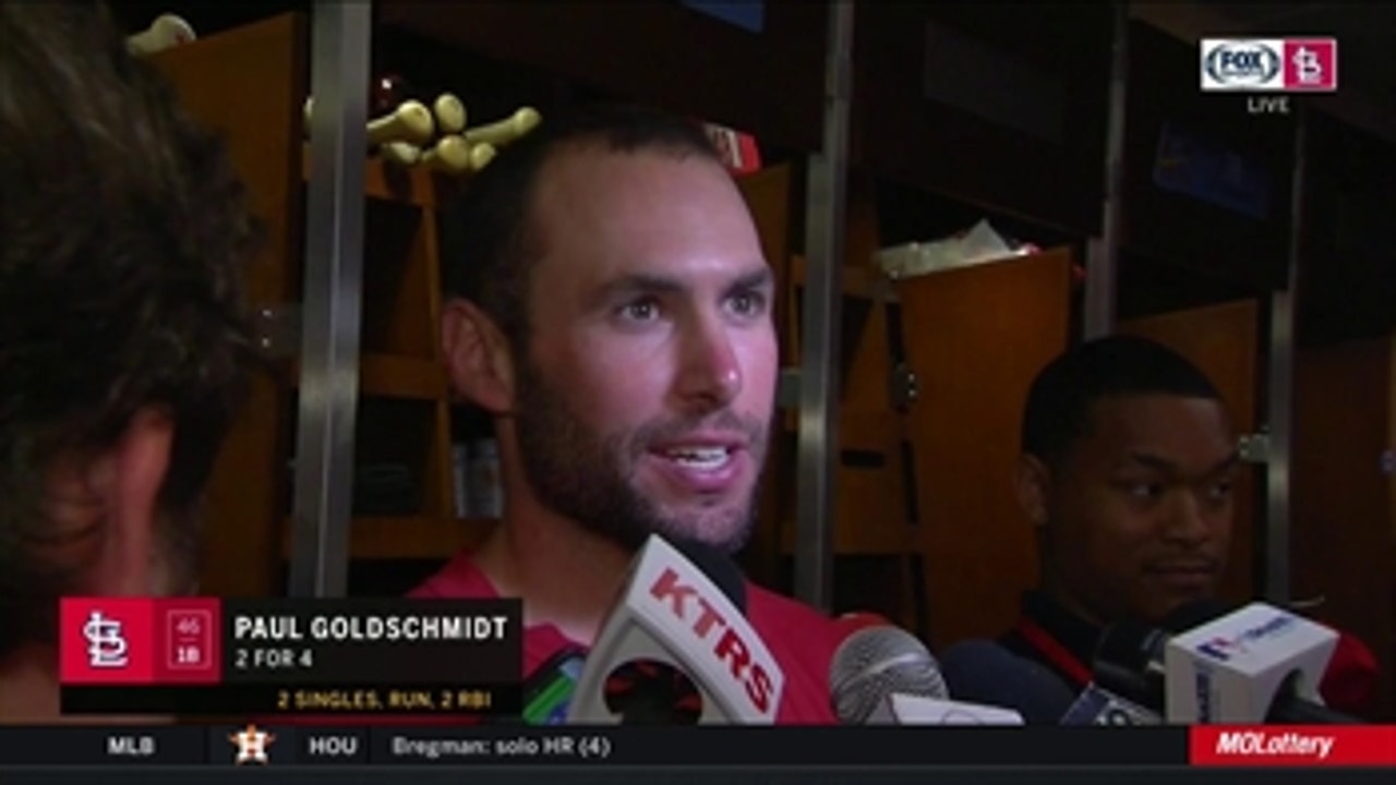 Goldschmidt: 'Instead of trying to rely on one way to win, just try to do everything'