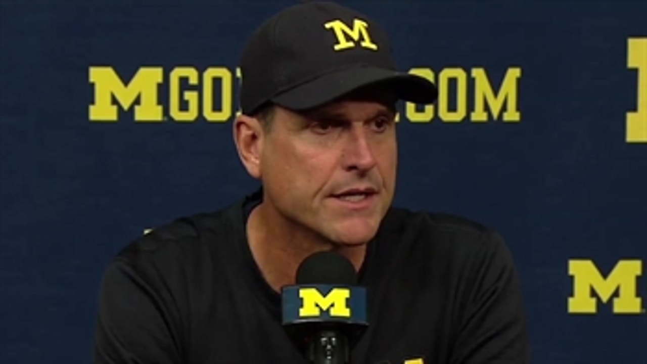 Jim Harbaugh reacts to anthem protests: It's not going to keep them out of heaven