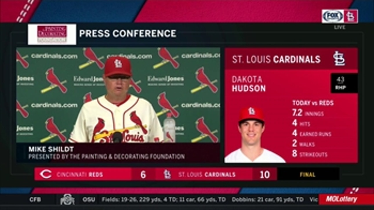 Shildt on Molina's offensive success: 'Yadi's in a good place'