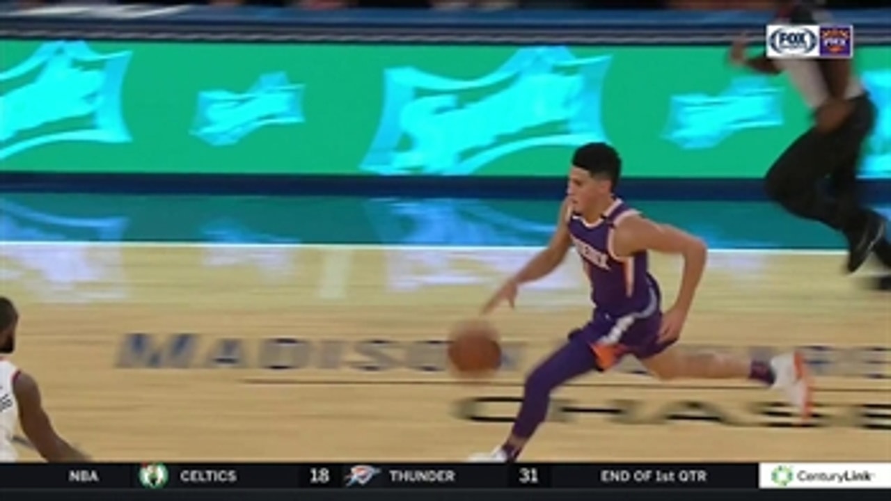 WATCH: Booker puts up 34 in loss to Knicks
