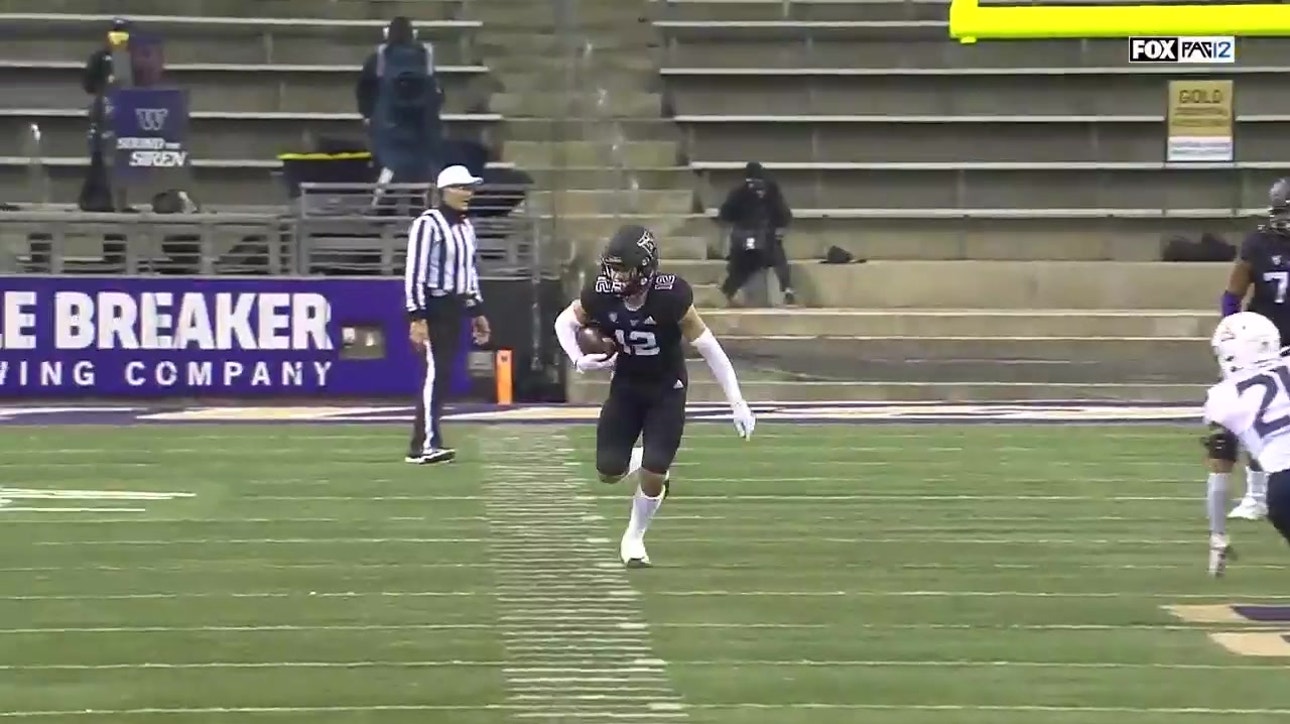 Washington QB Dylan Morris hits Puka Nacua for 65-yard TD to take 7-0 lead over Arizona