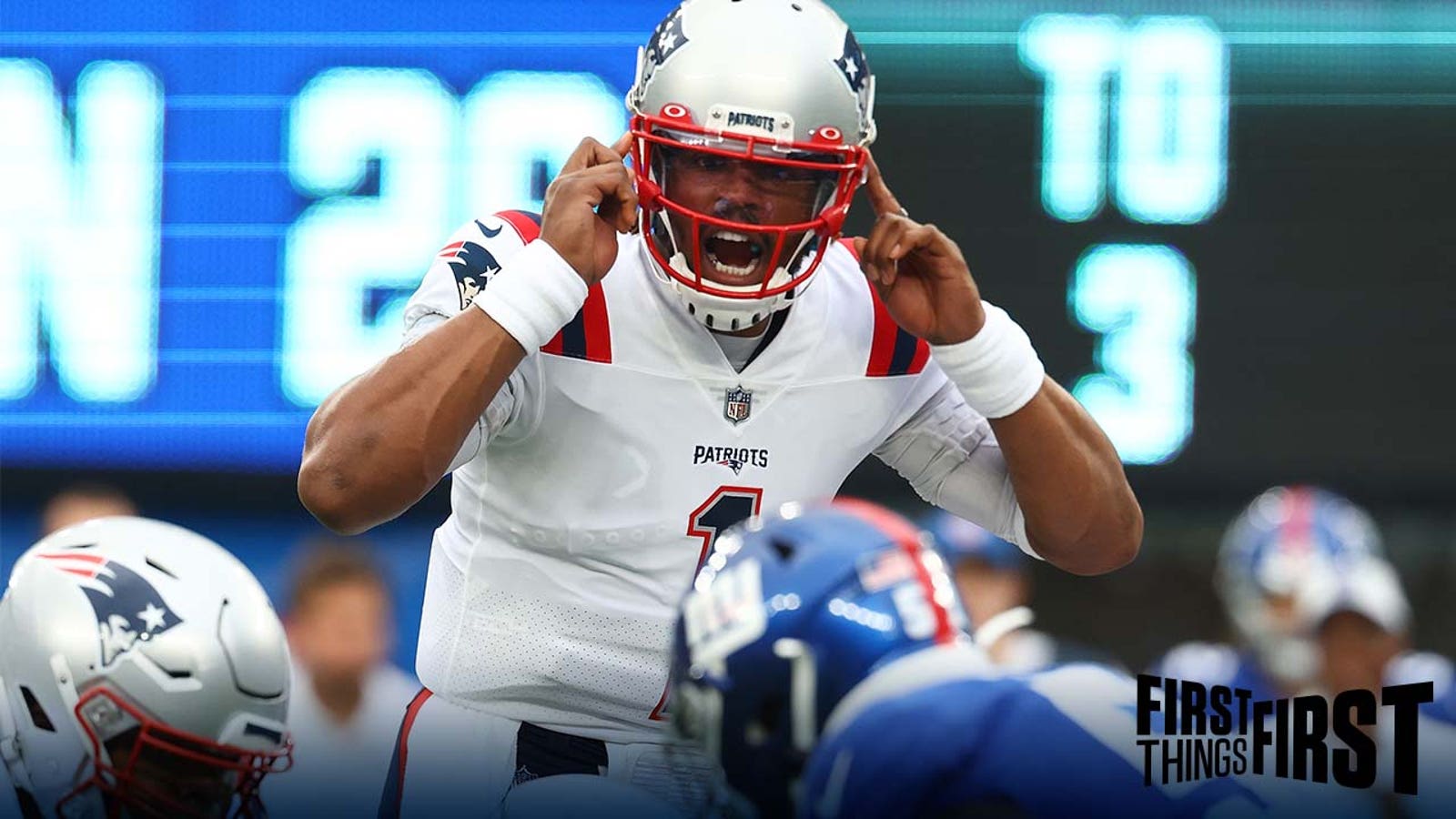 Chris Broussard weighs in on the QB race in New England: 'If I'm Patriots, I'm going with Cam' I FIRST THINGS FIRST