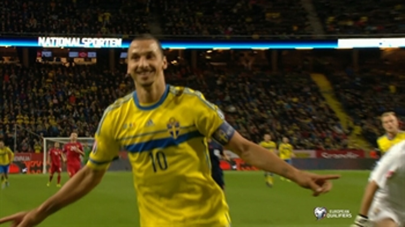 Zlatan puts Sweden up 1-0 over Moldova ' Euro 2016 Qualifiers Highlights