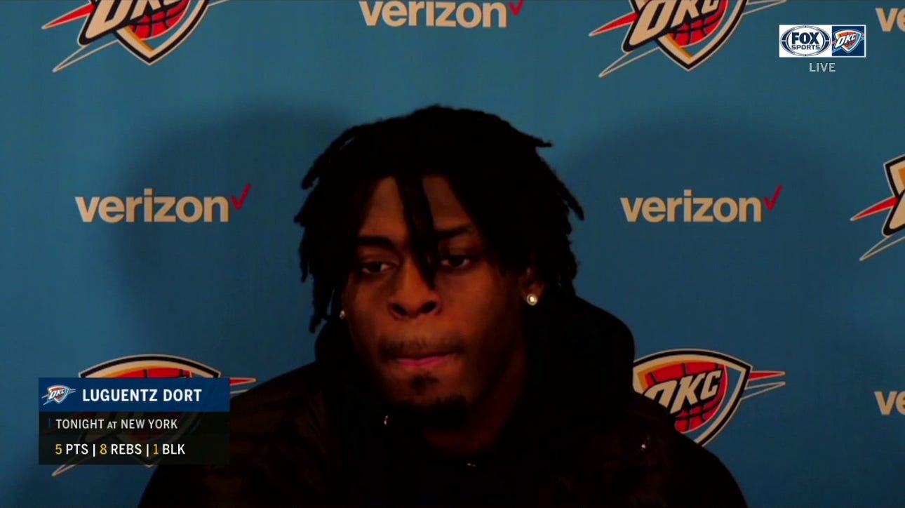 Luguentz Dort on the OKC Defense in the Win against NYC