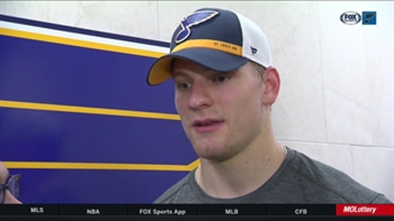 Colton Parayko: Blues need to 'bear down and continue to play for a full 60'