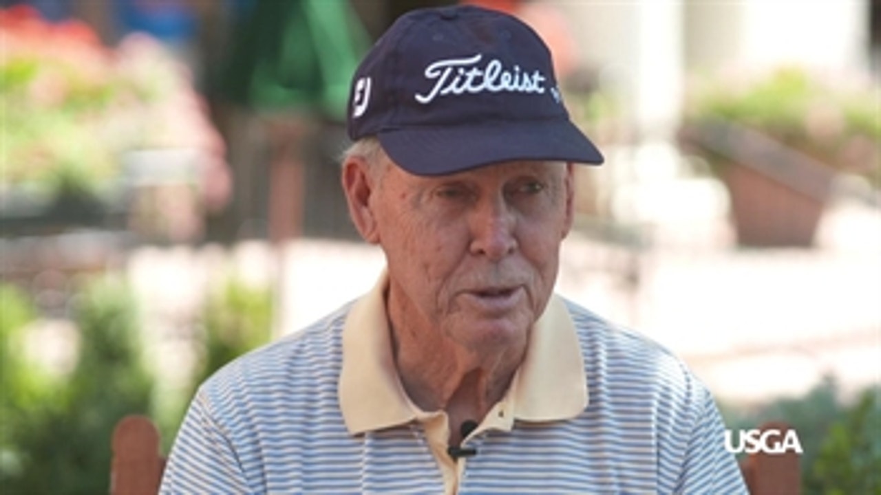 Dale Douglass, 1986 Champion, Visits the U.S. Senior Open