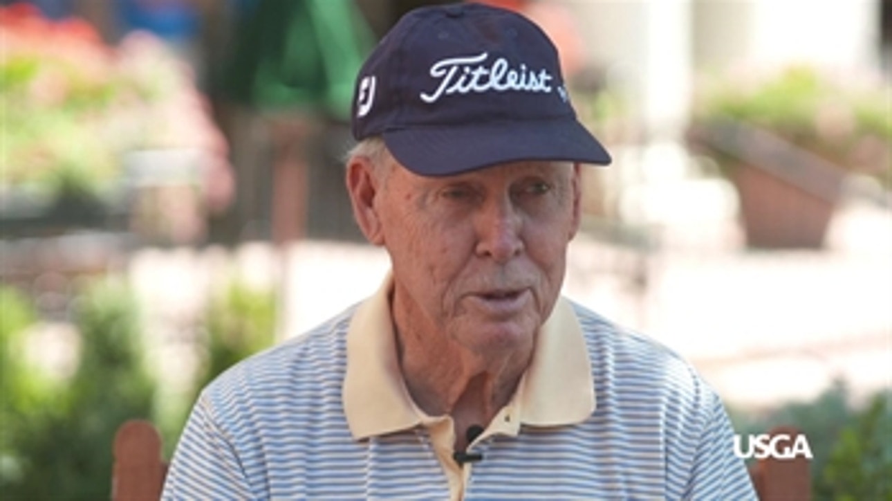 Dale Douglass, 1986 Champion, Visits the U.S. Senior Open