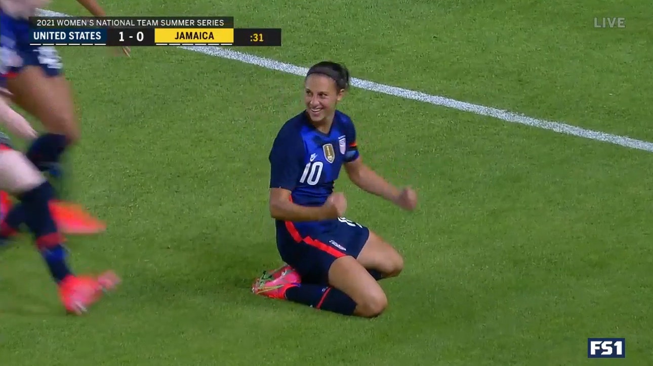 Carli Lloyd scores in first minute to give USWNT 1-0 lead over Jamaica