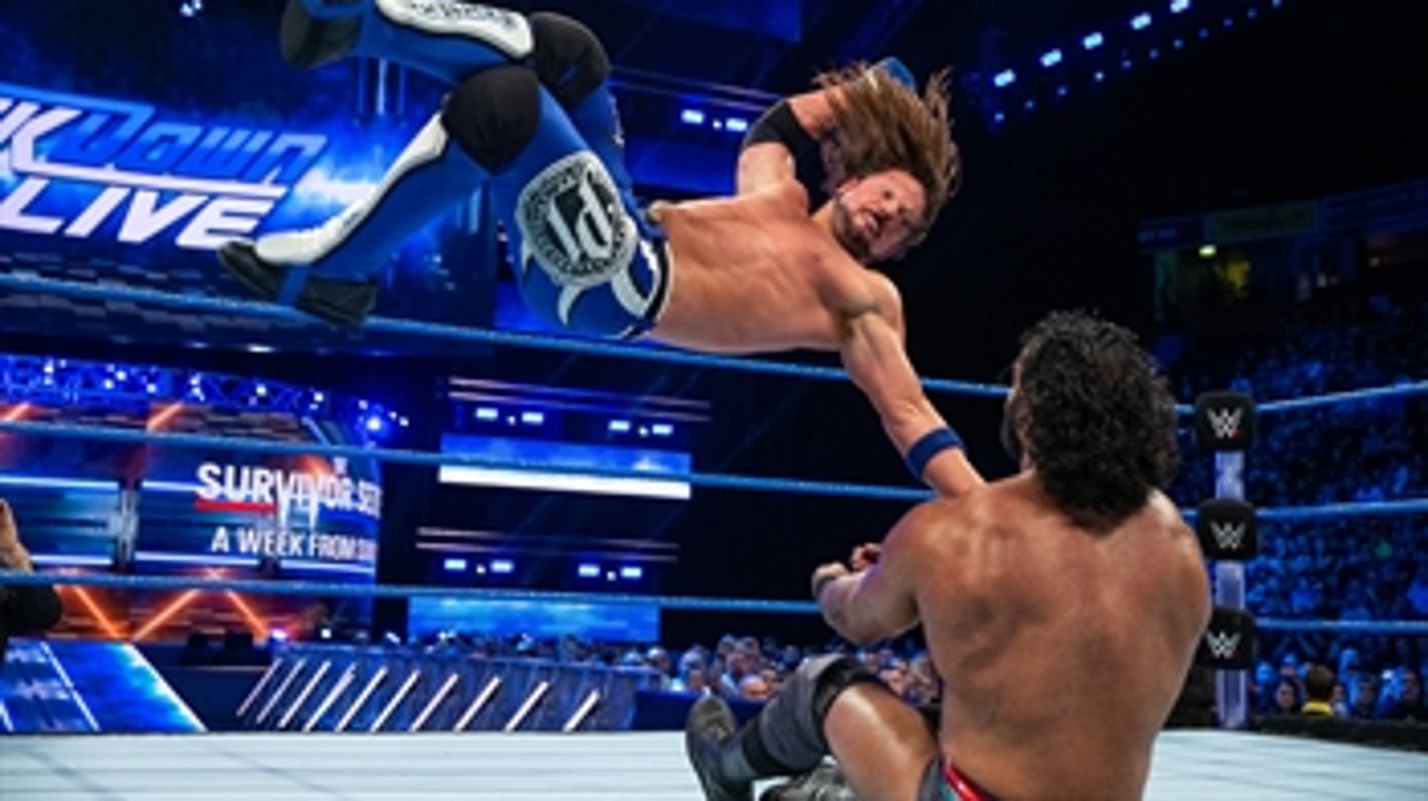 Jinder Mahal vs. AJ Styles – WWE Title Match: SmackDown LIVE, November 7, 2017 (Full Match)