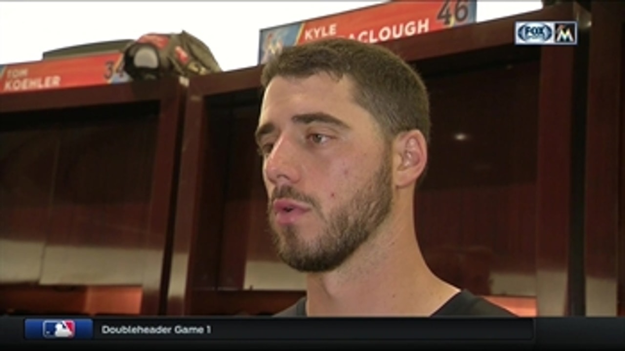 Kyle Barraclough discusses his thoughts on a tough 8th inning