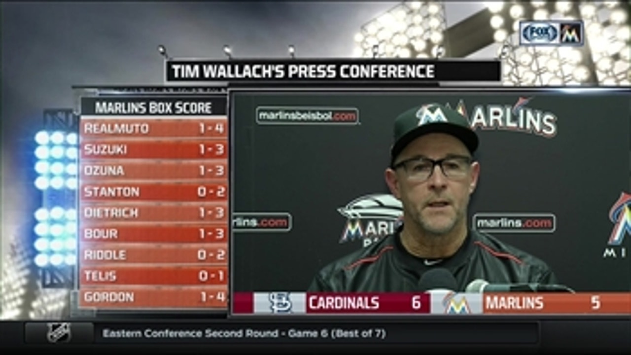 Marlins bench coach Tim Wallach breaks down the loss