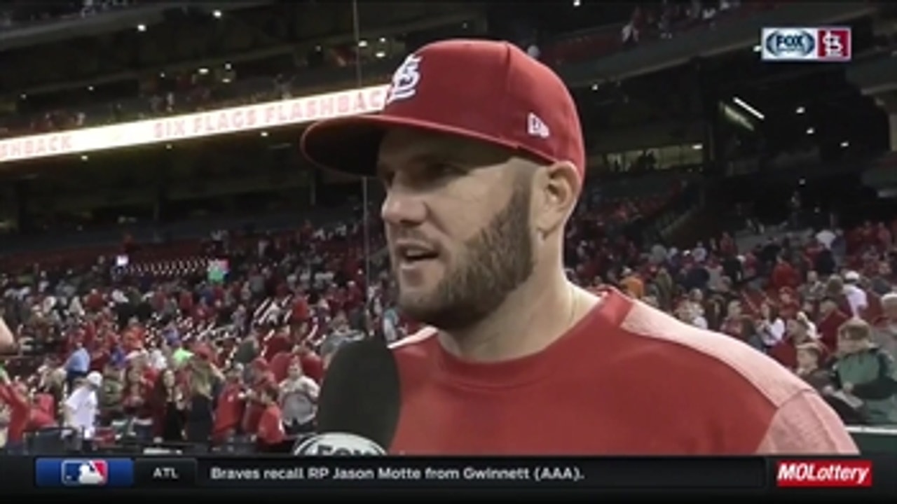 Matt Adams enjoys three-hit game -- and none was pulled to left