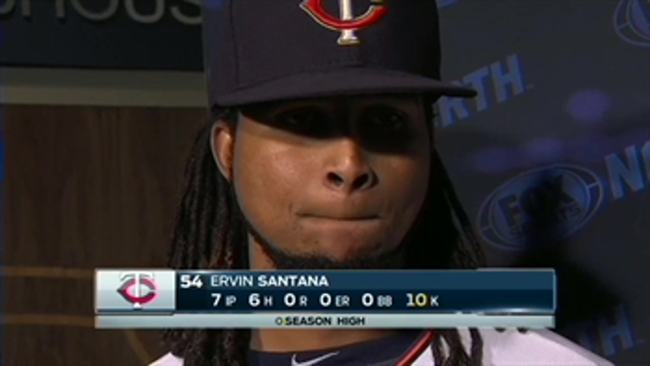 Ervin Santana's 10 strikeout performance vs. Astros