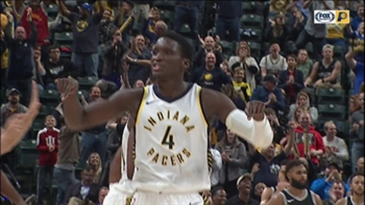WATCH: Victor Oladipo hits game-winning three pointer for Pacers