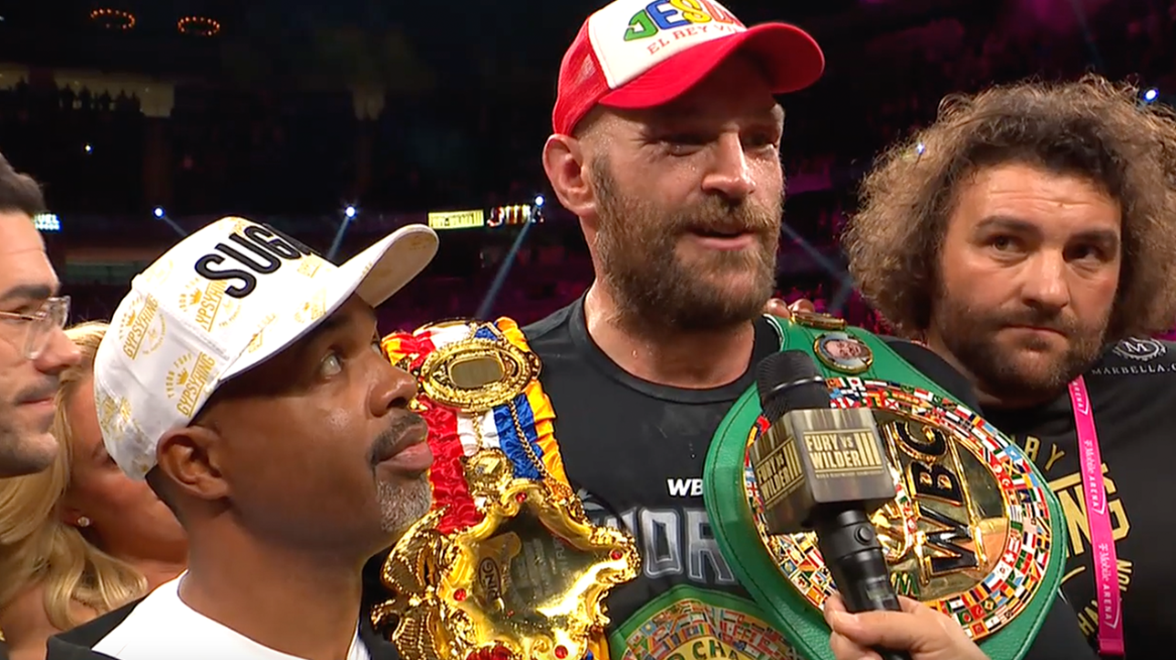 Tyson Fury puts own spin on 'Walking in Memphis', post-knockout of Deontay Wilder in trilogy fight