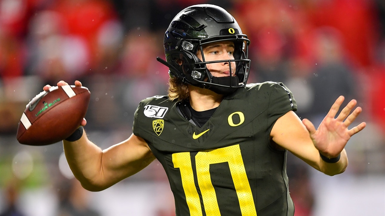 Joel Klatt: Justin Herbert is not a 1st-round talent — He does not anticipate throws
