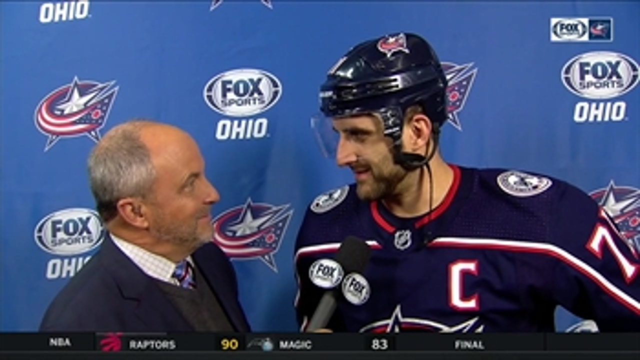 Nick Foligno on the energy the team brought to the ice