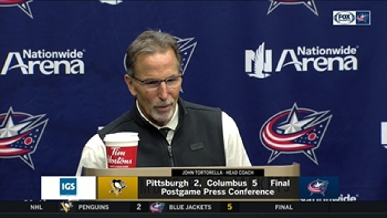 John Tortorella talks about wanting more out of his team