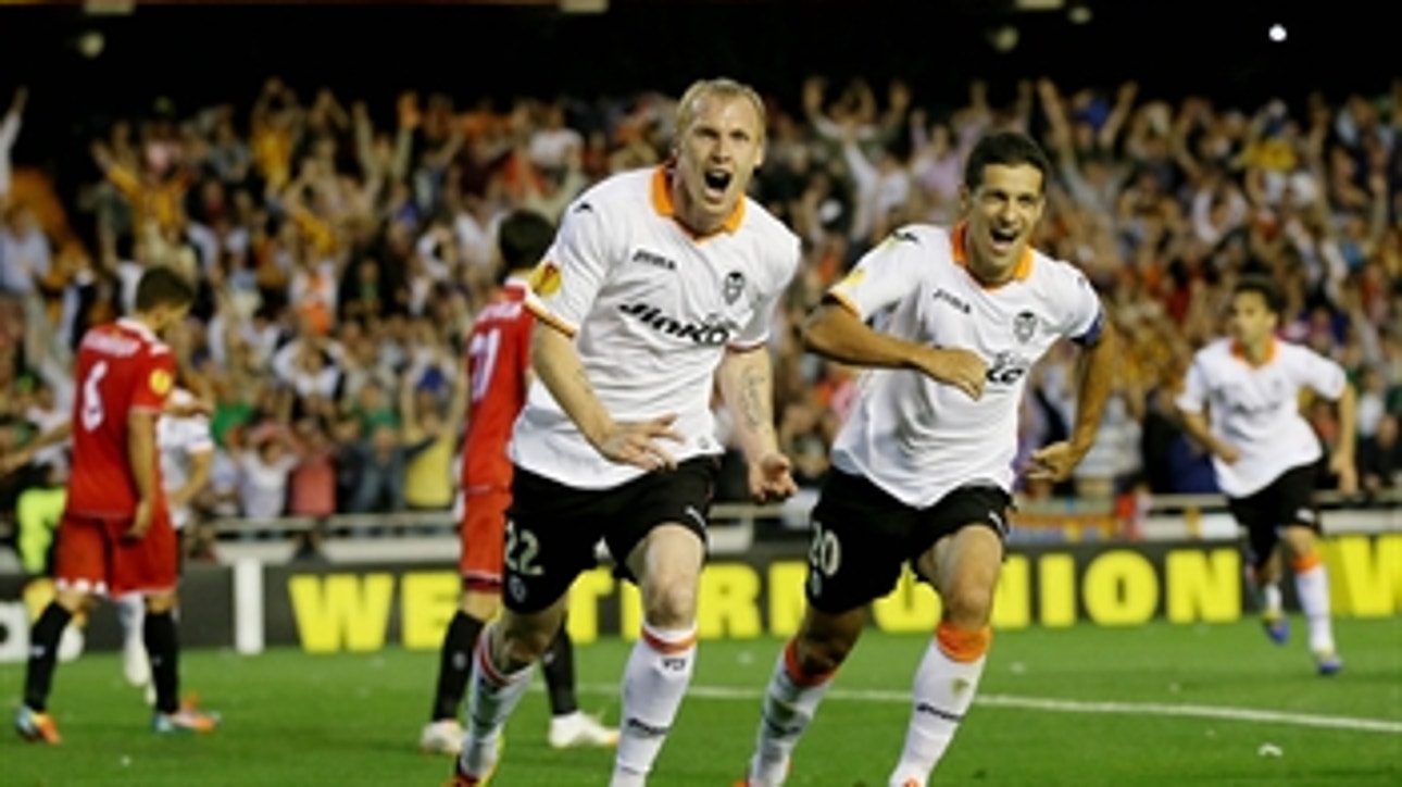 Mathieu goal extends Valencia advantage