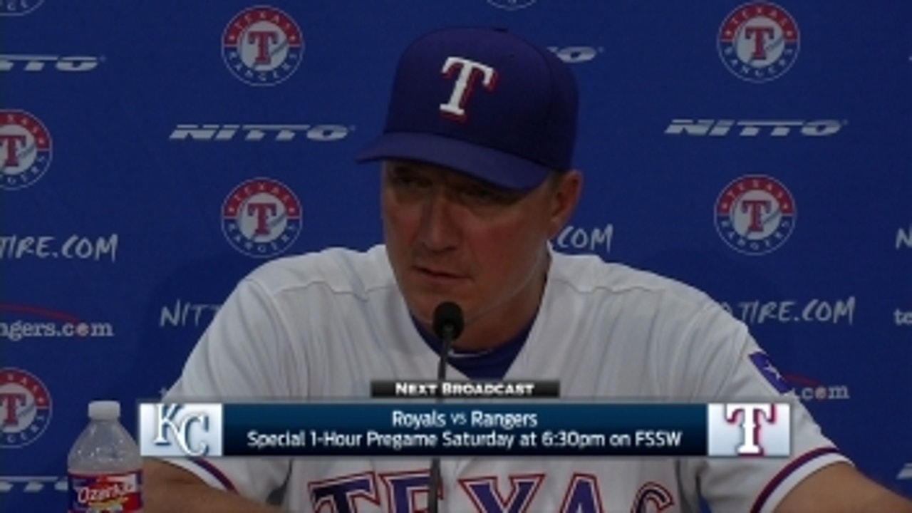 Jeff Banister sees improvement in AJ Griffin