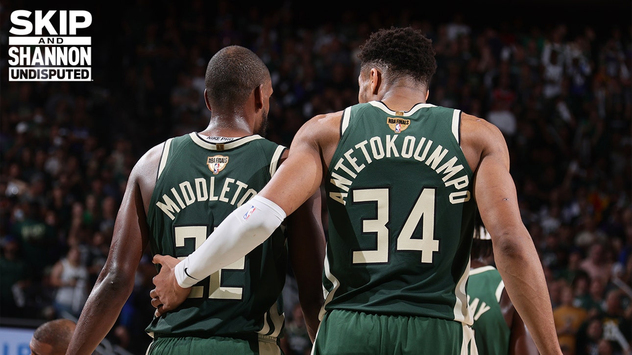 "Giannis is going to be Giannis, the difference is Middleton & Holiday" — Shannon Sharpe on Bucks' Game 3 win in Finals | UNDISPUTED