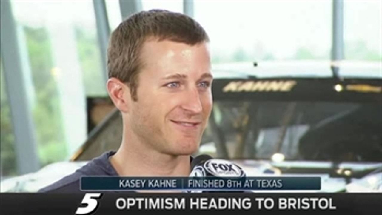 Kasey Kahne Optimistic Heading into Bristol