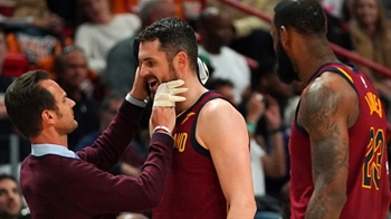Nick Wright explains what Kevin Love's injury in Cav's loss to Heat means for LeBron's title hopes