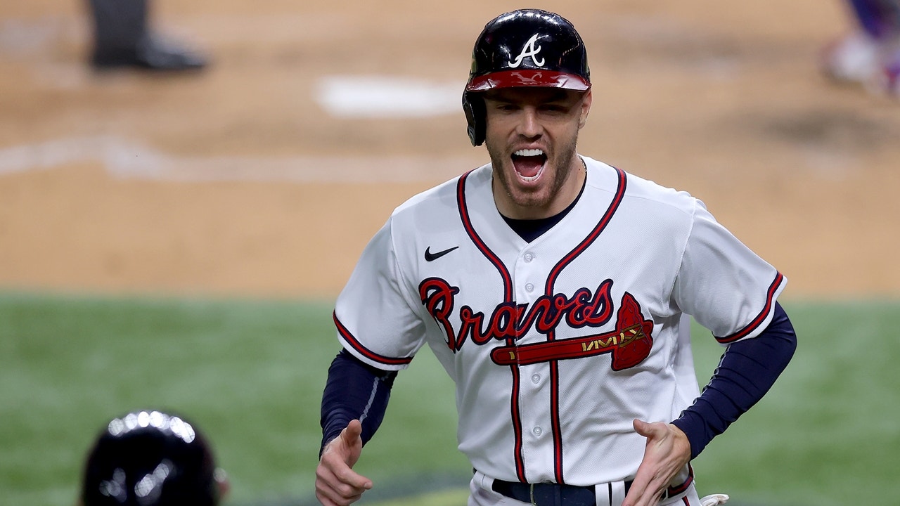 Freddie Freeman discusses Braves' team dynamics after 10-2 win over Dodgers in Game 4 of NLCS