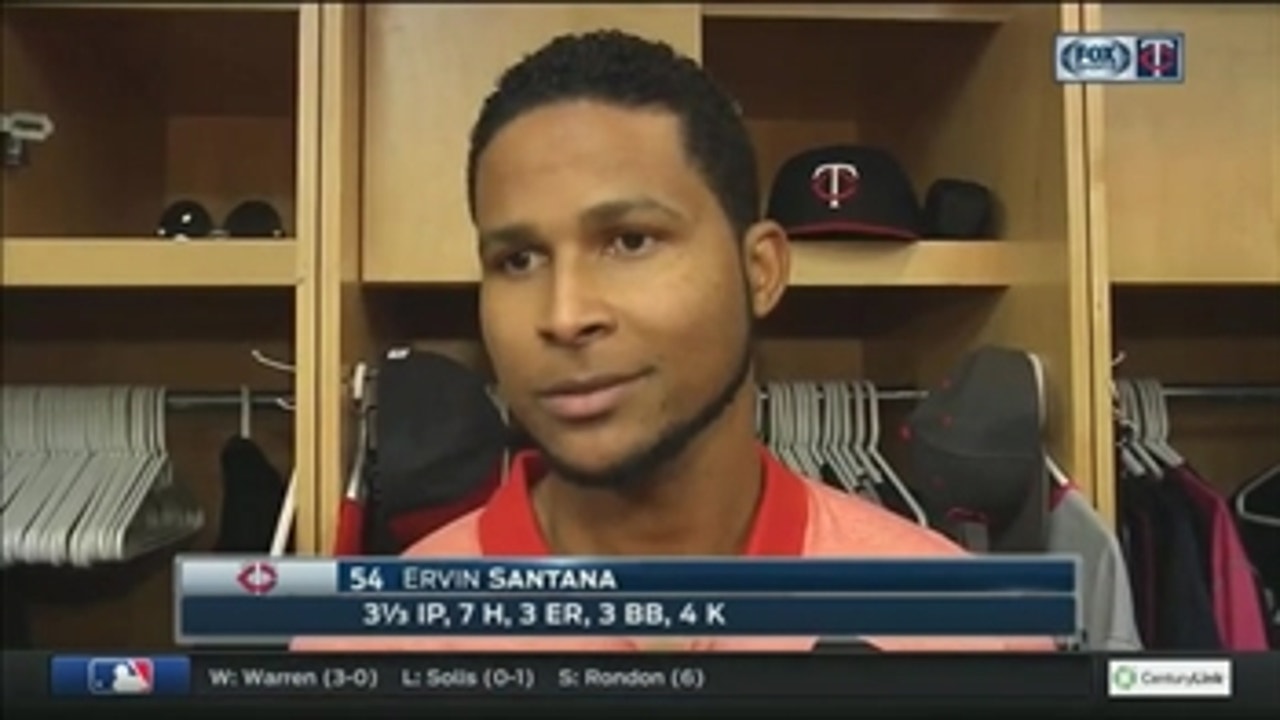 Santana: 'It's not going our way right now'