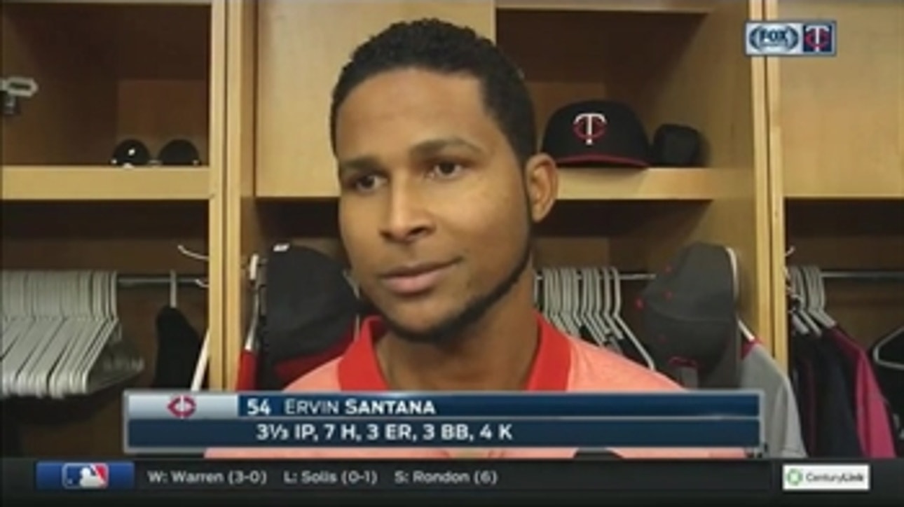 Santana: 'It's not going our way right now'